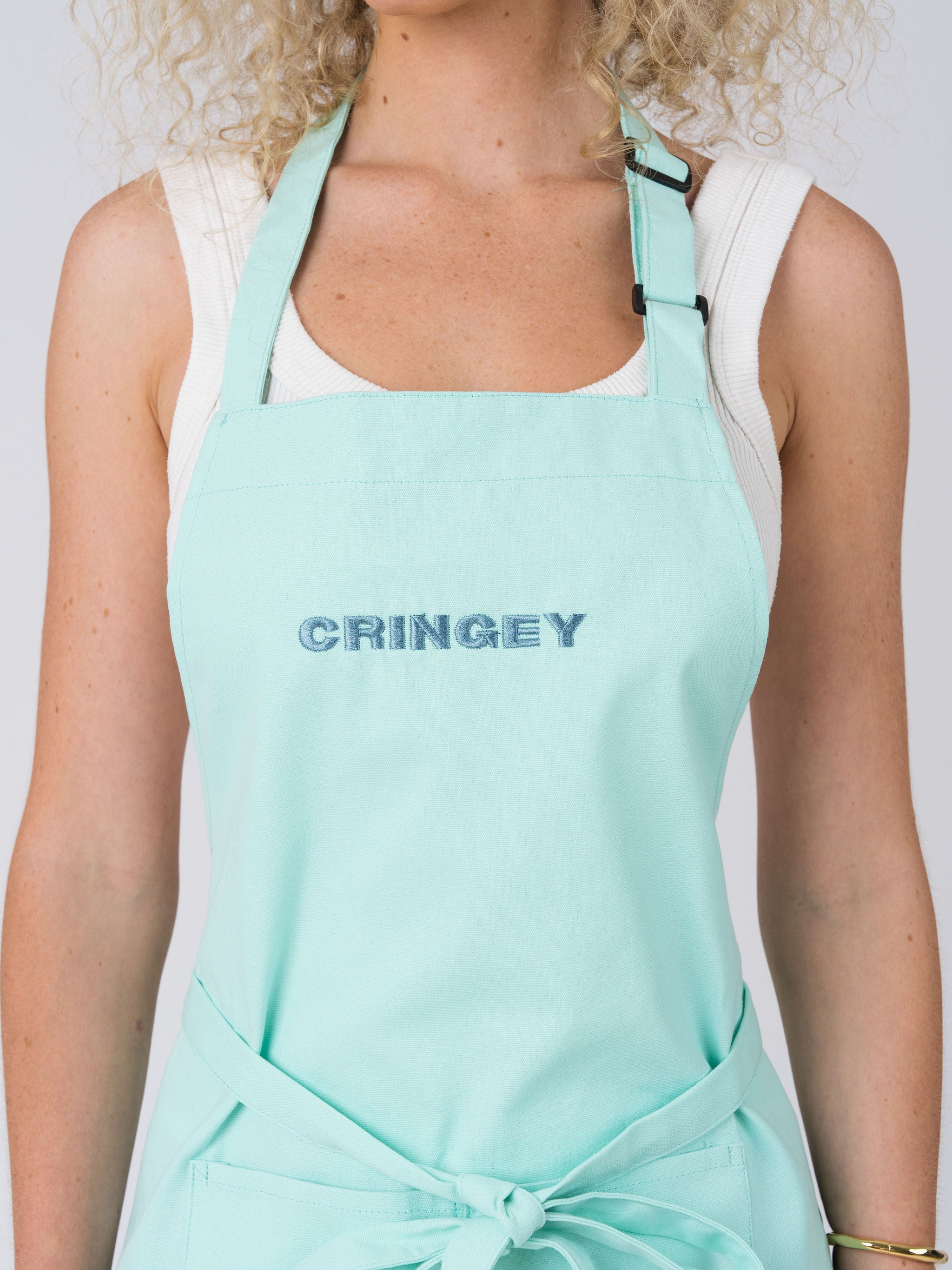 Cringey Aqua Apron