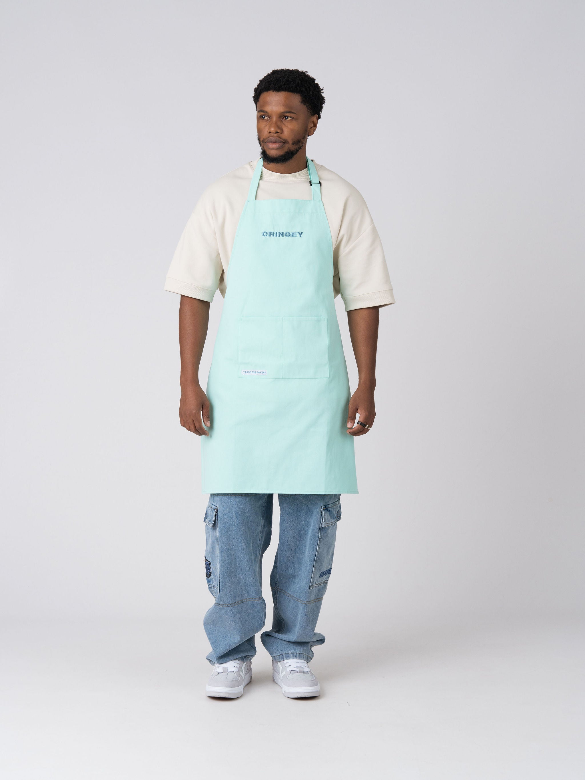 Cringey Aqua Apron